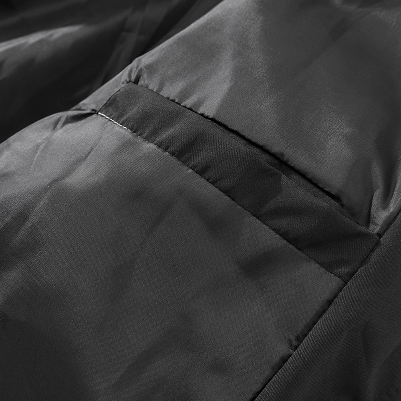 Giacca Uomo Invernale, Giubbotto Uomo Piumino con Zip Taglie Forti Invernale Giacca con Cappuccio Jacket Antivento Casual Piumino Sportivo Giubbino Giubbotto Calda Parka Giacca Imbottita Uomo