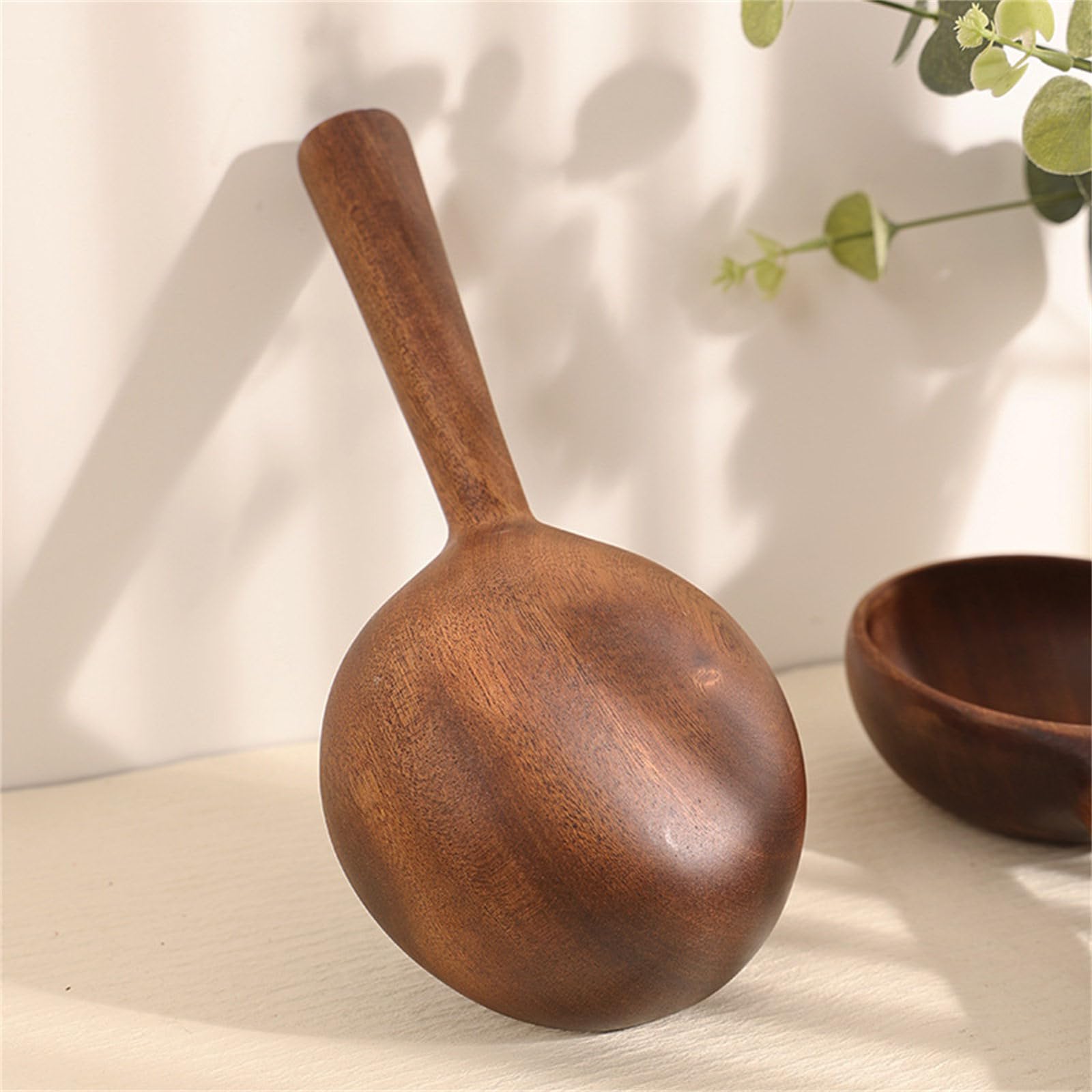 Cucchiaio da cucina in legno di grandi dimensioni, ideale per pentole calde per la preparazione di pasti salutari, casa, cucina, Ultensils, utensili da cucina in legno naturale