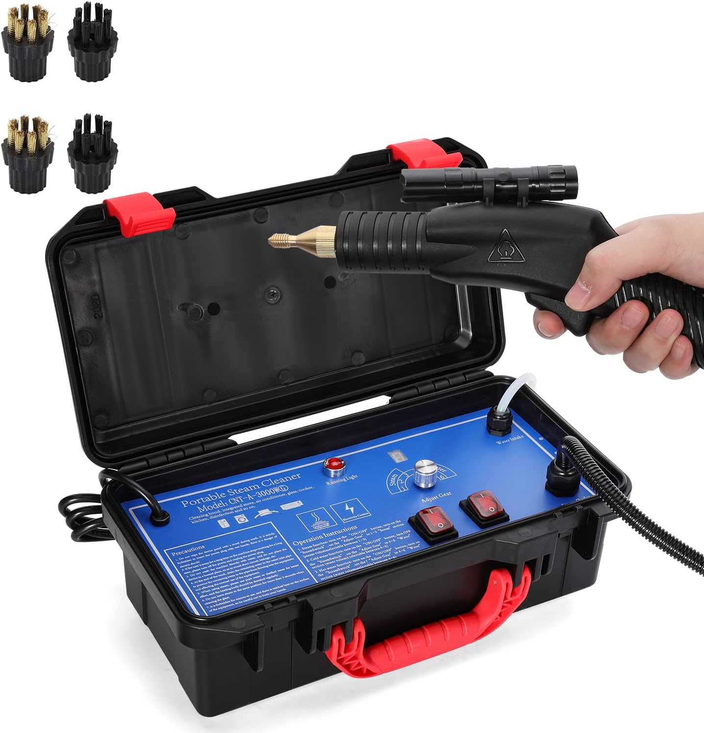 4 Brush Attachments For Hapyvergo Steam Cleaners