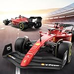 RASTAR Ferrari F1-75 Model RC Car, 1/18 Scale 2022 Ferrari Formula 1 Remote Control Car F1 Racing Car, Raced by Charles Leclerc + Carlos Sainz