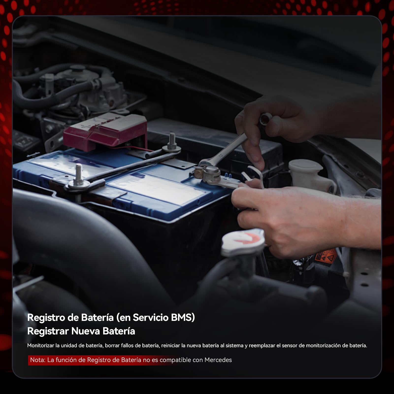 iCarsoft por V4.0 Herramienta de Diagnóstico para Porsche +2 Marcas de Vehículos Extra, Escáner OBD2 con Prueba Bidireccional/26 Servicios (177 Subservicios) +66 Servicios Extra, Registro de Batería
