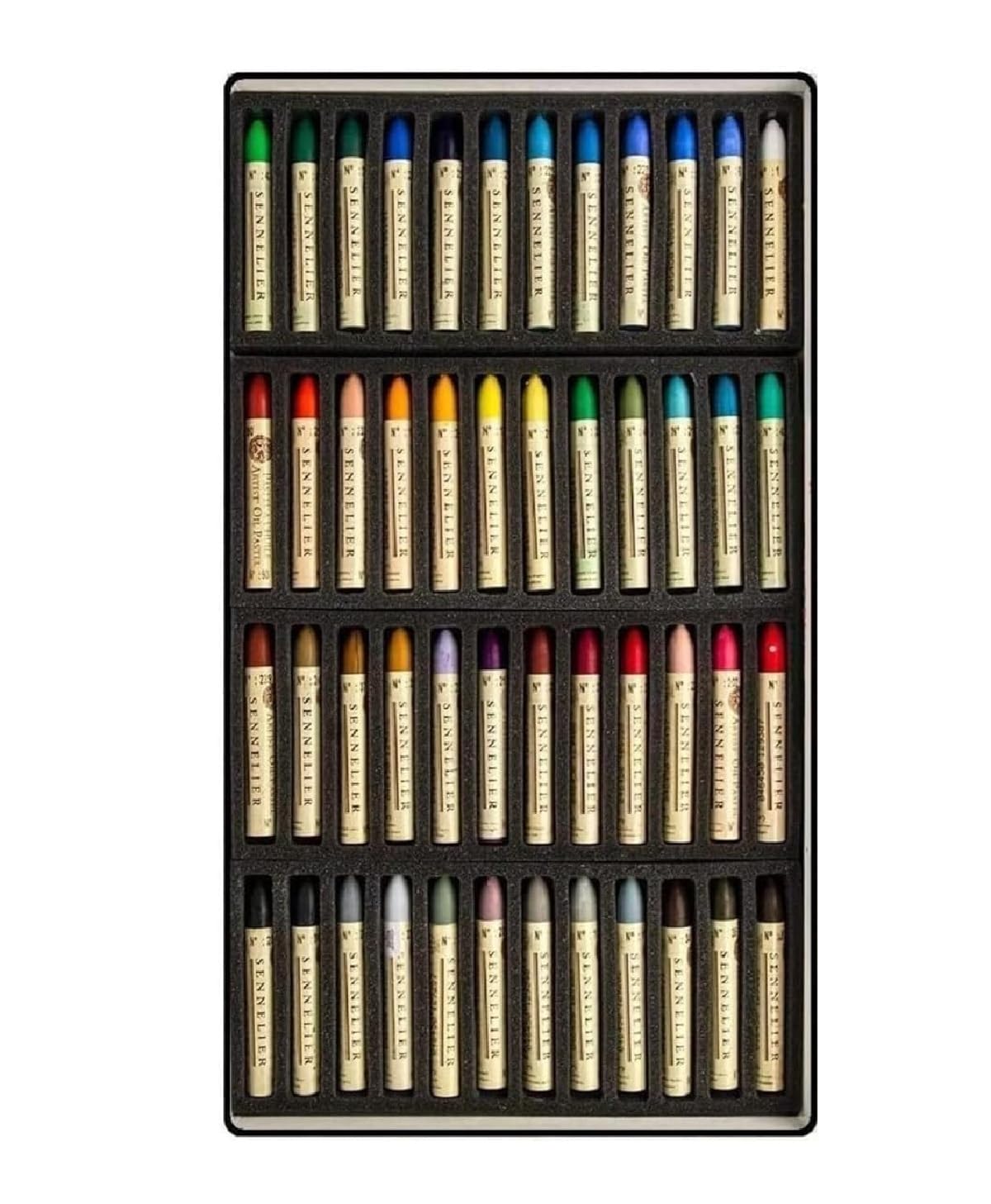 Sennelier Pastels à Huile 48 Couleurs (France) et 1 Cartes Postales