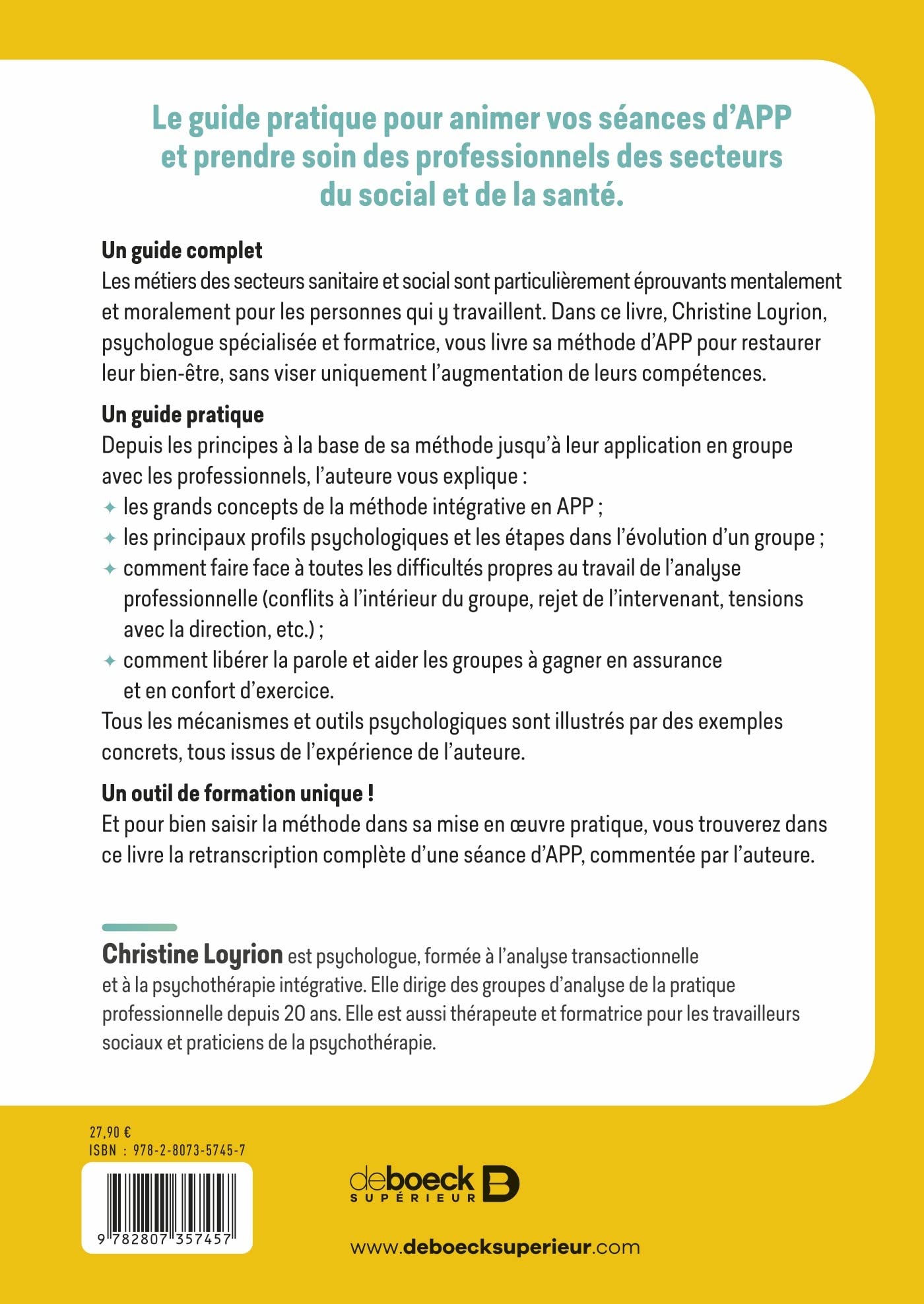 Analyse de la pratique professionnelle: Méthode intégrative