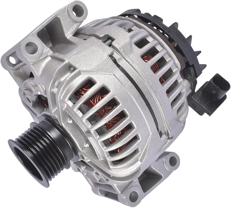 Alternator Replacement for 2005-2011 Mercedes C230 C280 C300 C350 CLK350 | E350 SLK280 SLK300 SLK350, V6 2.5L 3.0L 3.5L 150A 12V, A2721540002, 11215