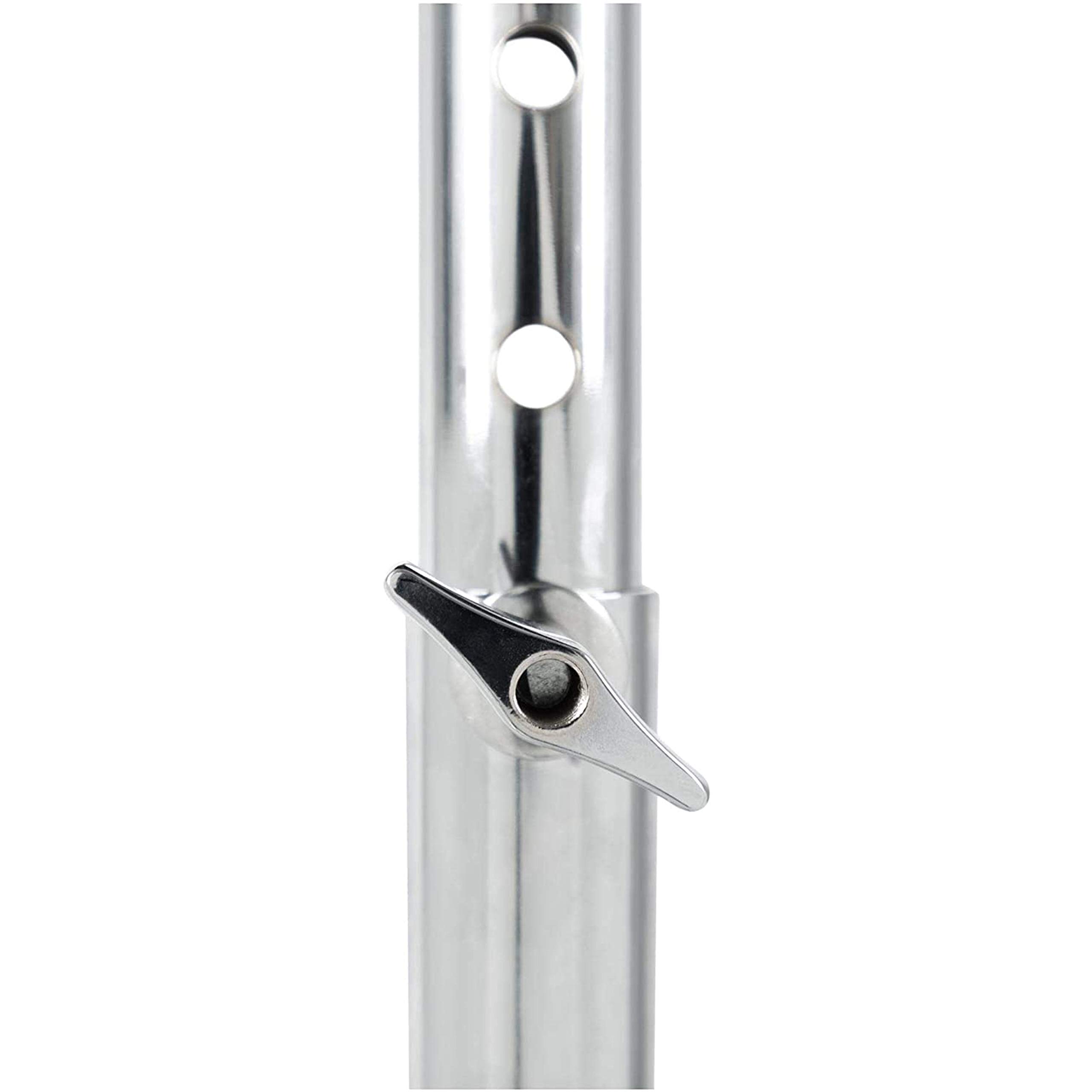 ffalstaff Sgabello seggiolino per batteria rotondo con altezza regolabile, coppia di bacchette 5A in omaggio e un fantastico portachiavi a forma di batteria