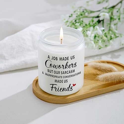 Miniatura 3 de Jonico Regalo de jubilación para mujer y hombre, compañero de trabajo, despedida de despedida, regalo de despedida, vela de lavanda