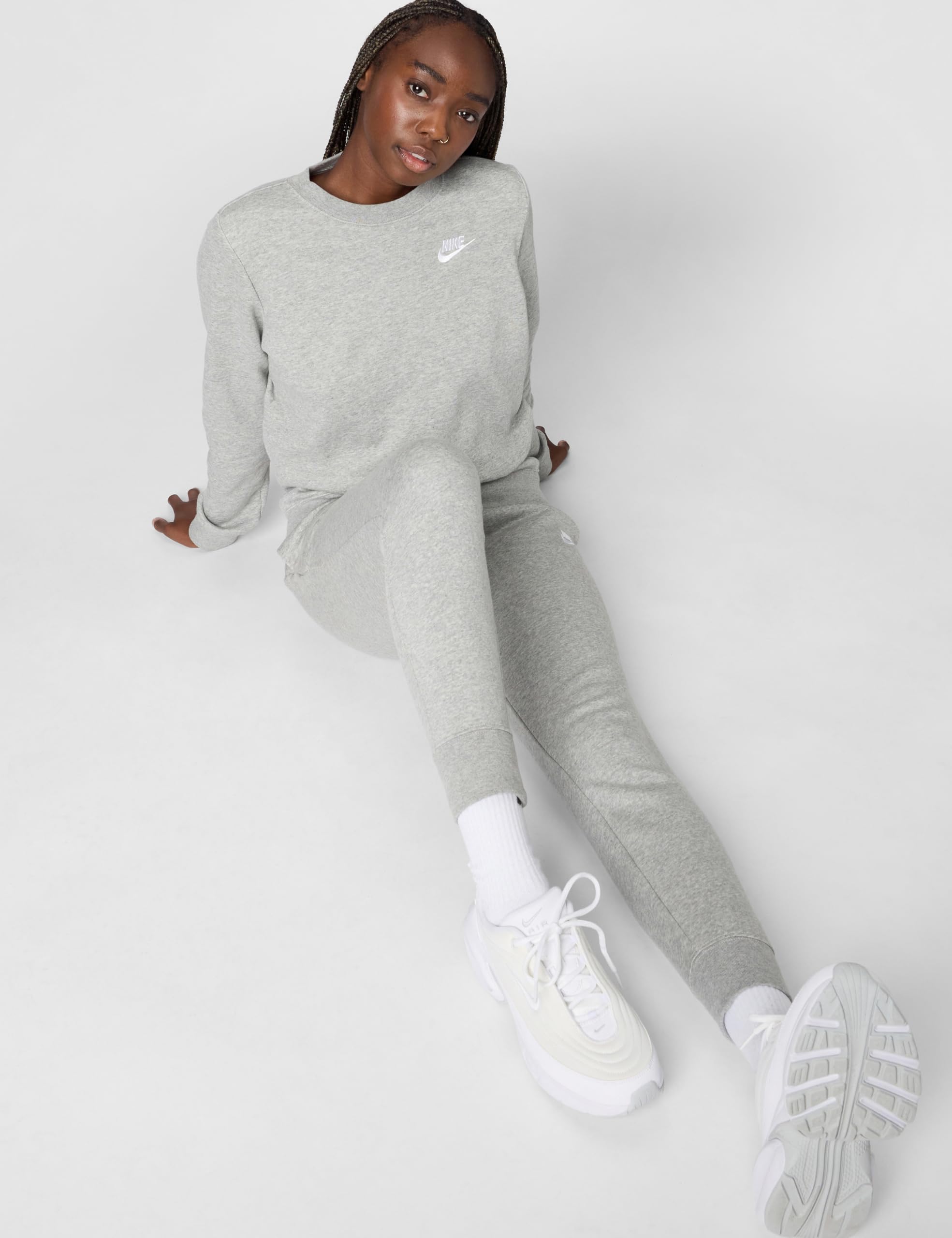 Nike W NSW Club FLC Mr Pant STD - Full Length Pant - Sportswear - Femme