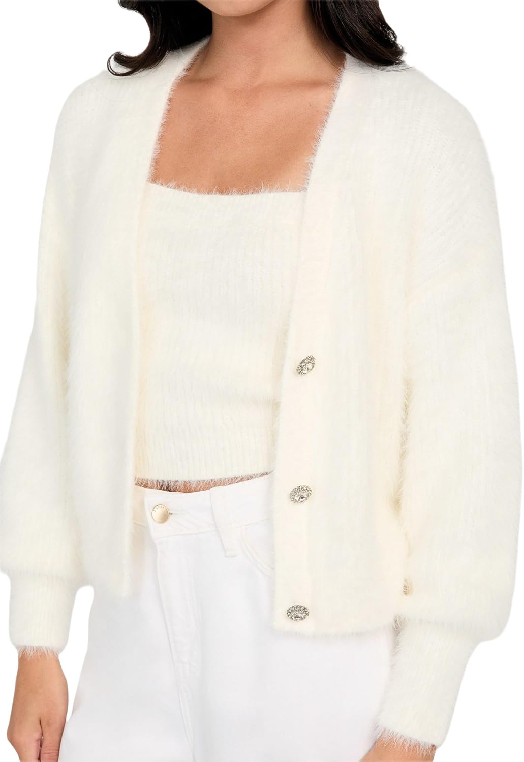 Keyla Fuzzy Cardigan - Image 3