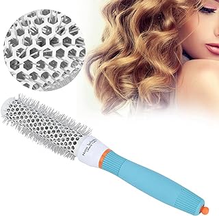 Moroccan Oil Brush, Hairdressing Comb Aluminum Tube Roller Comb Round Hairdressing Comb Hair Styling Comb comb Hair Dryer and Styler[25]