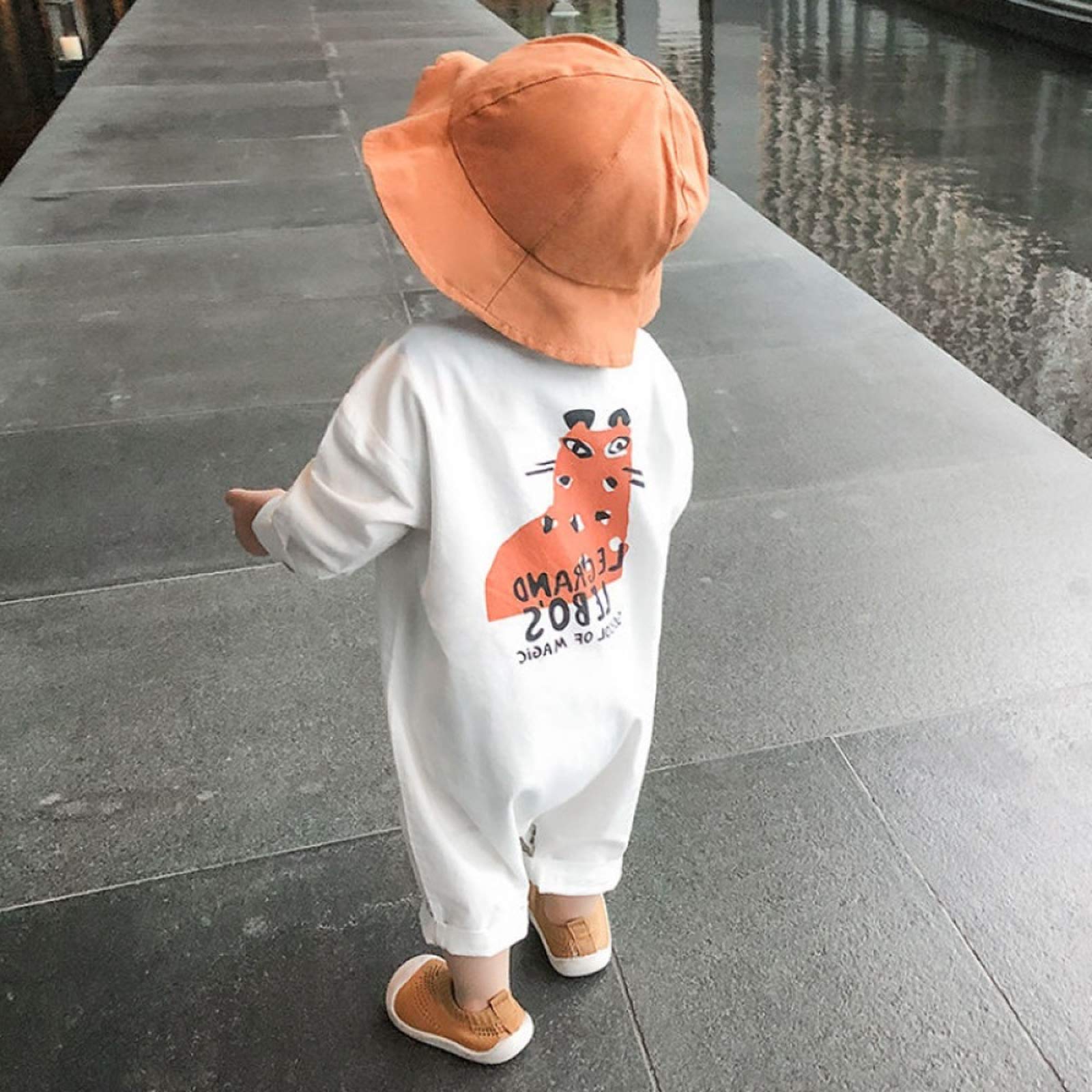 FACAI Ropa para Bebés Abrigos para Niños Peleles para Bebés Peleles para Bebés Ropa para Niños Vaquero Bebé Crece De 3 A 24 Meses Niños,Beige-90cm