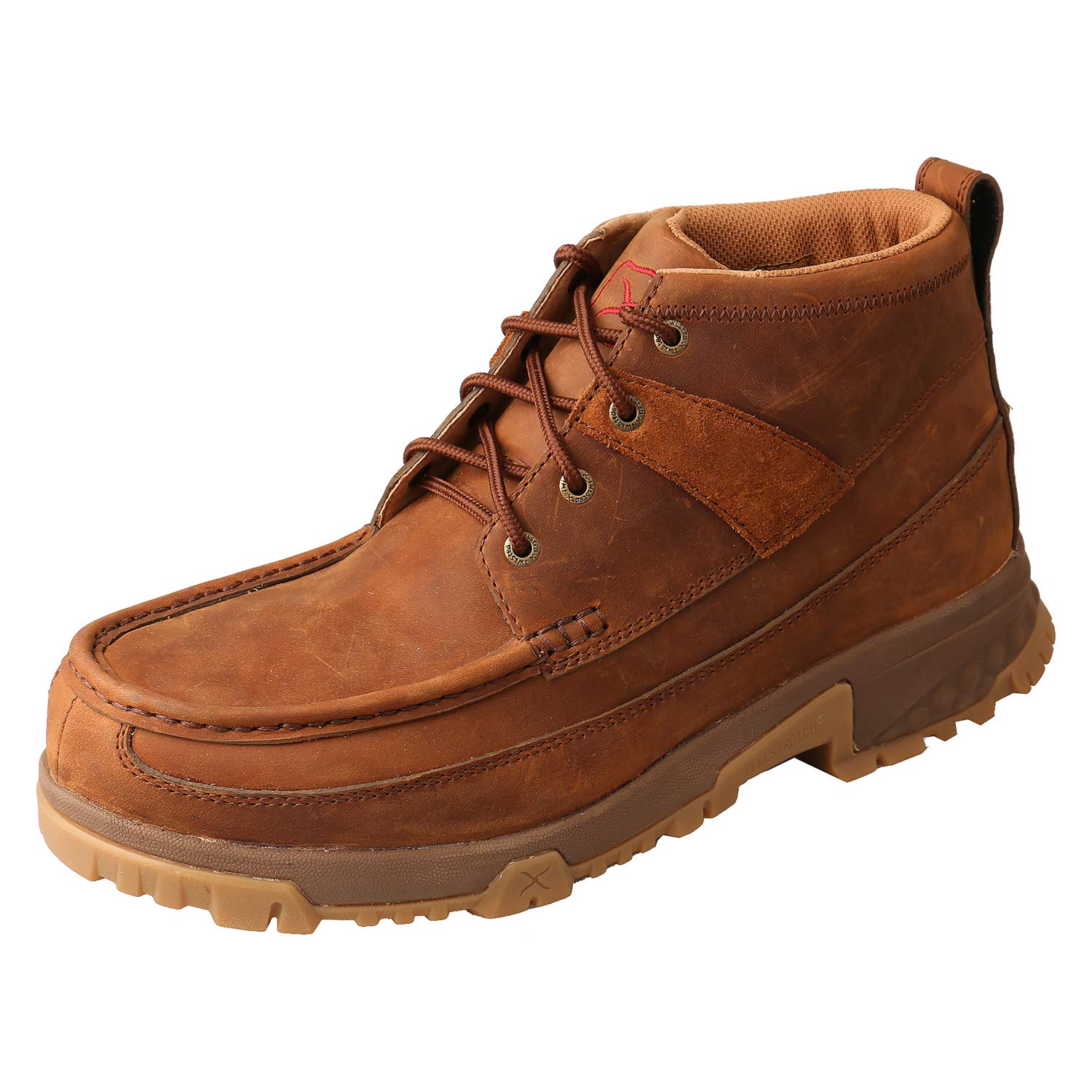 Twisted X Men's 4" Work Boot, Moc Toe Composite Toe with CellStretch