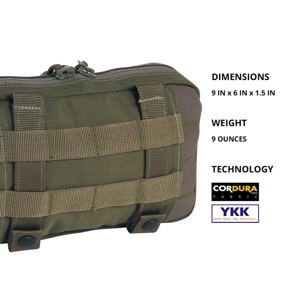 Tasmanian Tiger TT Leader Admin Pouch organizer plecak dodatkowa kieszeń z wieloma kieszeniami wsuwanymi na małe akcesoria i EDC, kompatybilny z Molle