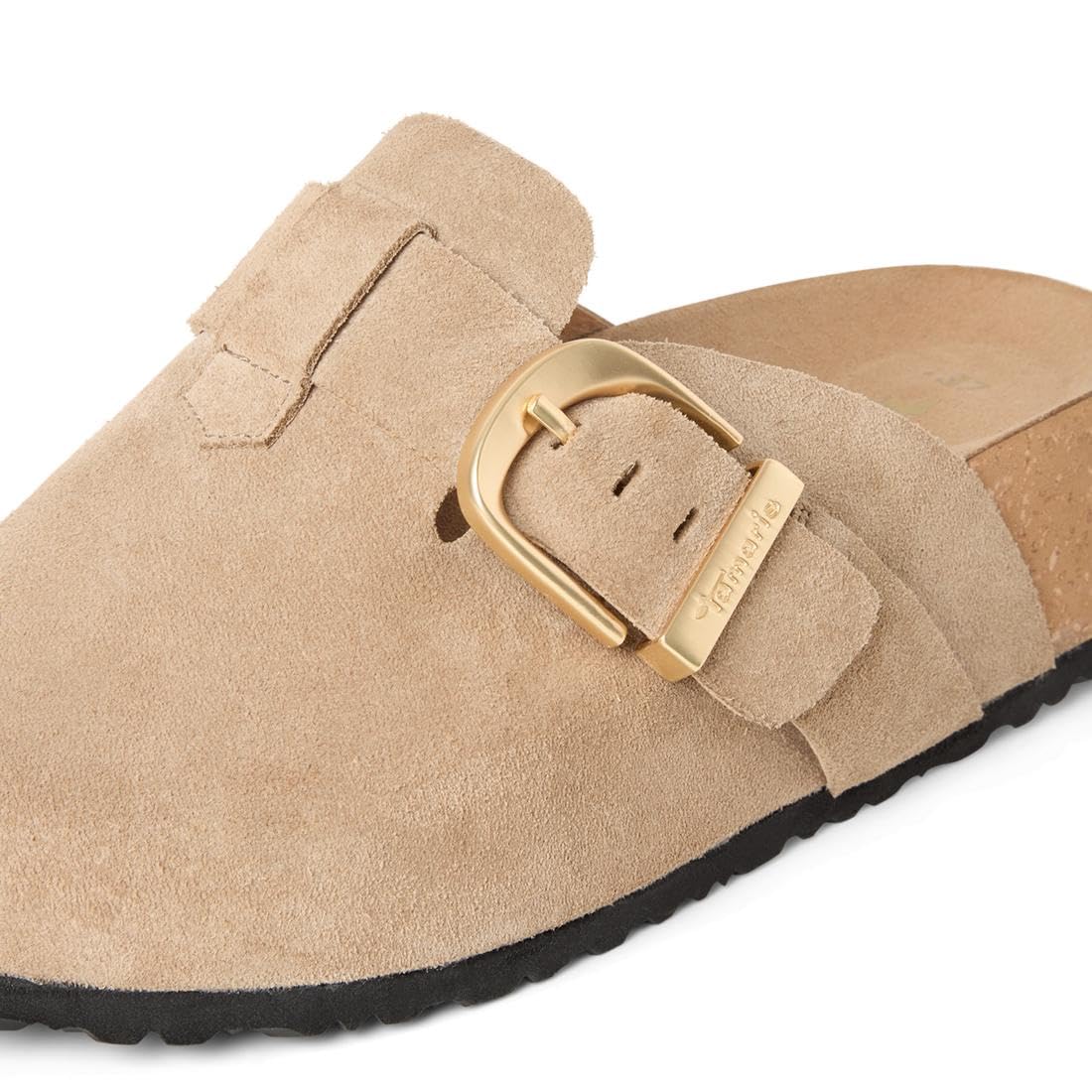 Tamaris Mule Femme à Semelle de Confort à Talon compensé Cuir