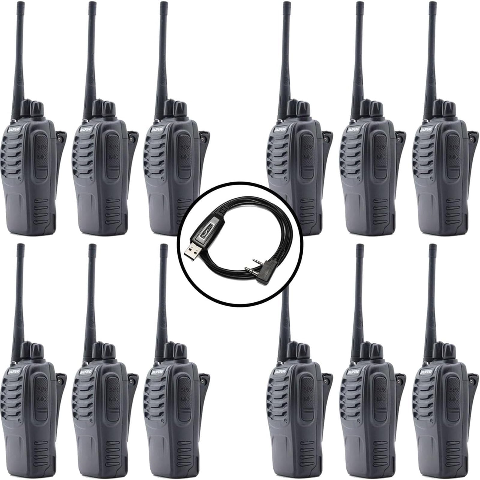 Amazon.com: BAOFENG BF-888S Walkie Talkies Long Range for Adults with ...