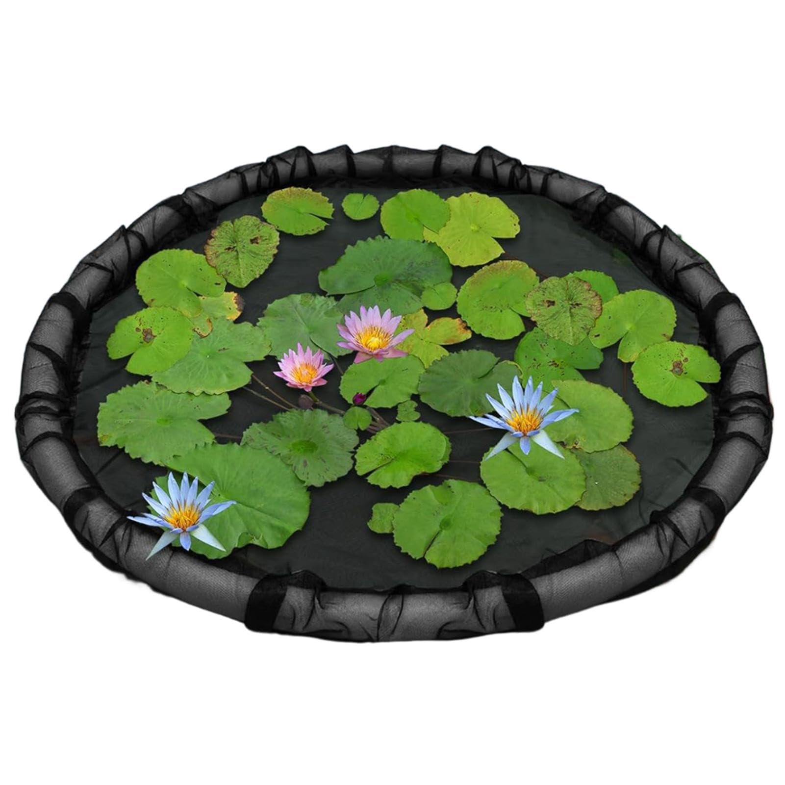 Fish Barrier Floating Island Plant Protector, Round Floating Fish Barrier for Pond and Aquarium, Large Floating Plant Island Mesh - Effective Fish Barrier Protector for Aquatic Plants and Wildlife