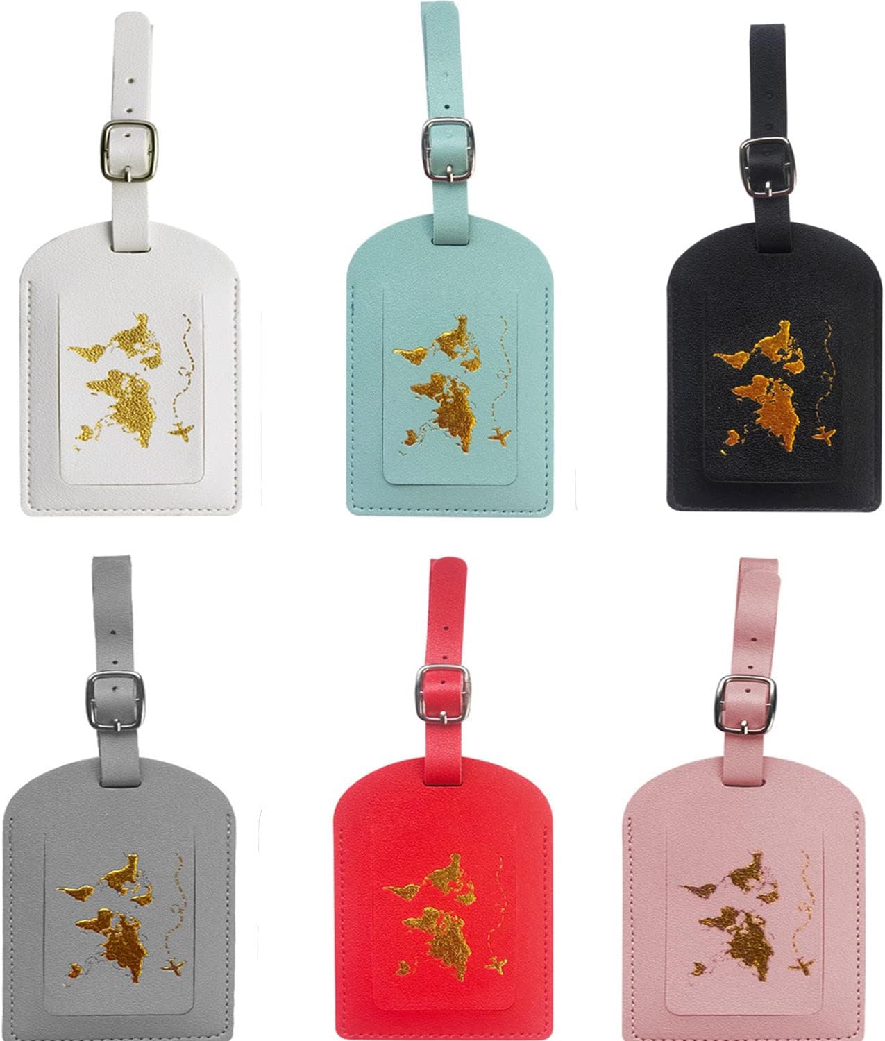 Etiquette Valise 2 étiquettes Valise Chat En Cuir PU - Avec Carte D'identité Intérieure, Pour Repérer Facilement Tes Bagages Identification Bagages Voyage