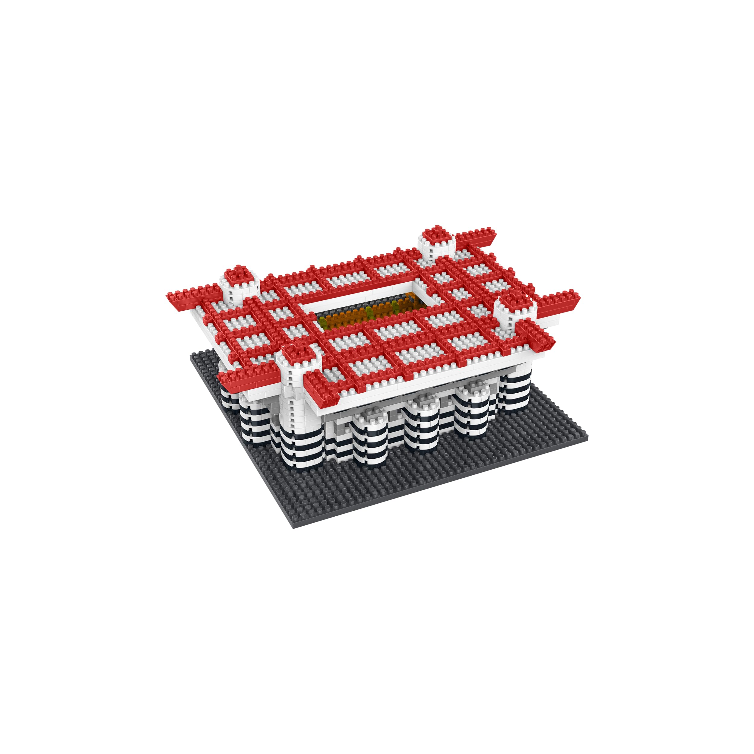 FOCO Offizielles Lizenzprodukt AC Milan San Siro BRXLZ-Steine 3D-Mini-Fußballstadion BAU-Set