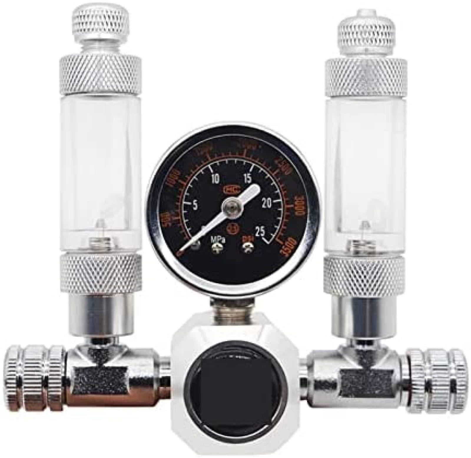 Regulador de CO2 Acuario Regulador de CO2 Solenoide Válvula de retención magnética Tanques Plantas de Peces Accesorios Sistema de Control de CO2 DIY Reactores Generador Kit Acuario Co2, Medi