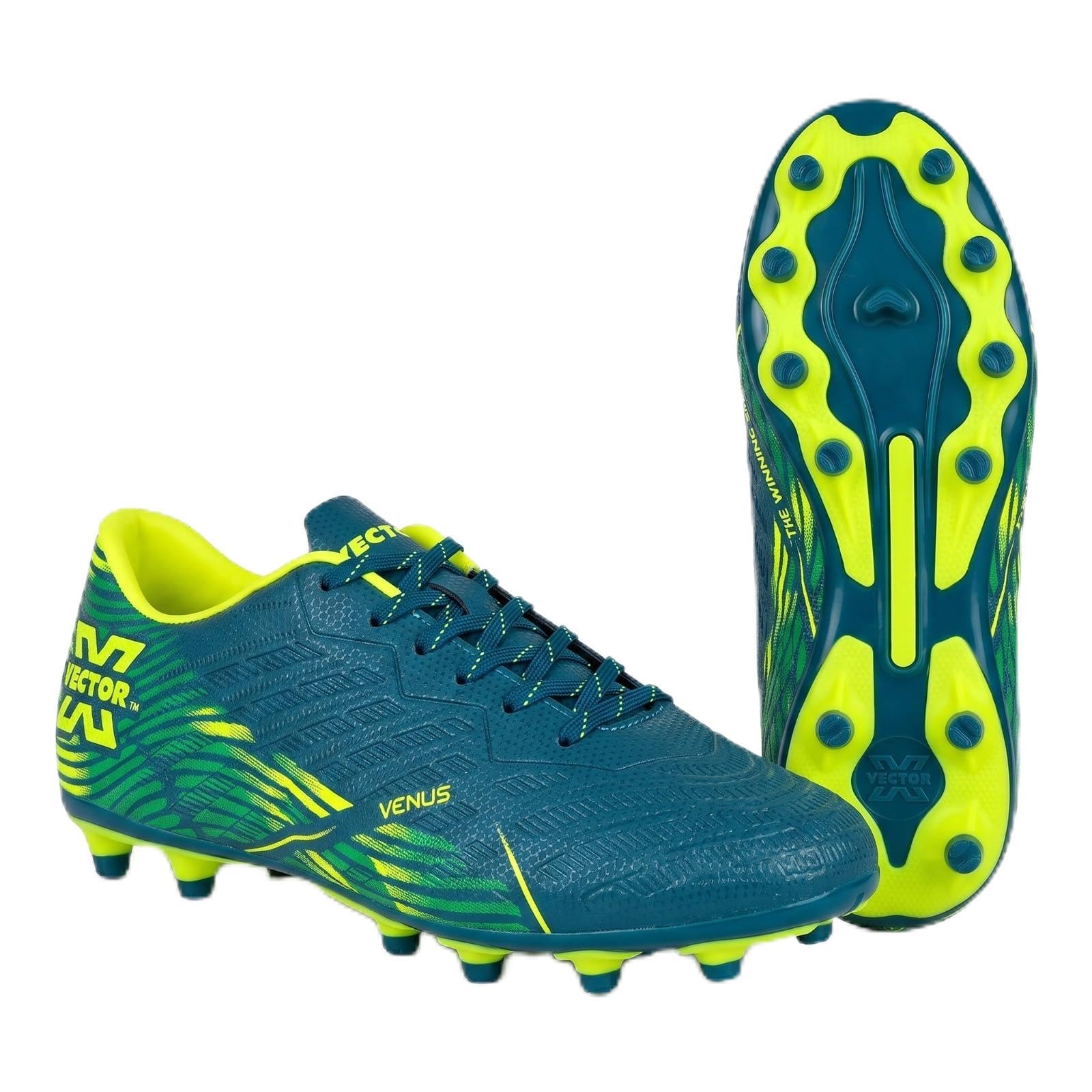 Vector X Venus Football Turf Shoes for Men | Lightweight Synthetic Upper | Durable TPU Sole | High Traction Studs | Comfortable Sports Shoes for Turf & Artificial Grass-image-27