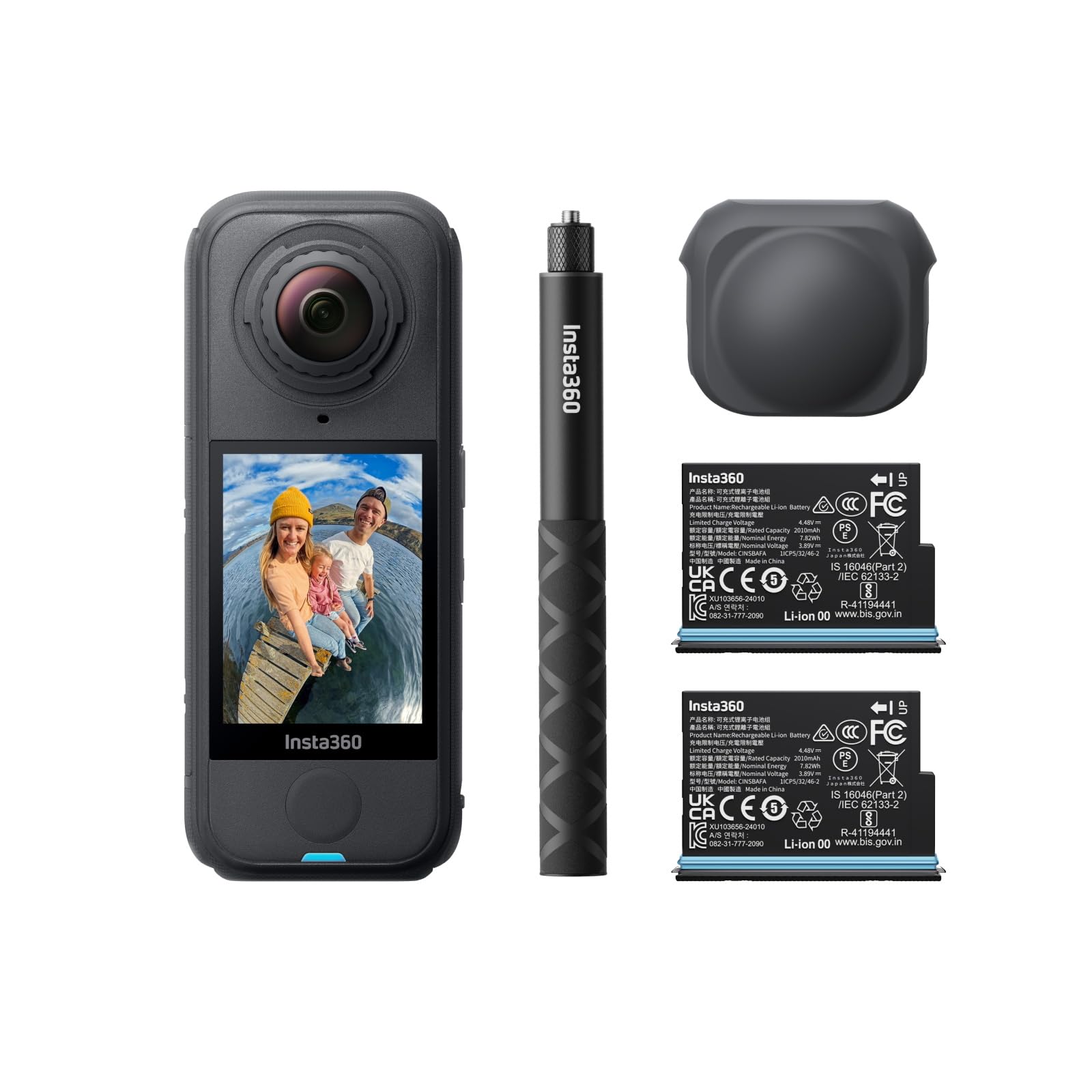 Insta360 X4 Air Pack démarrage Noir Graphite - Caméra 360 8K
