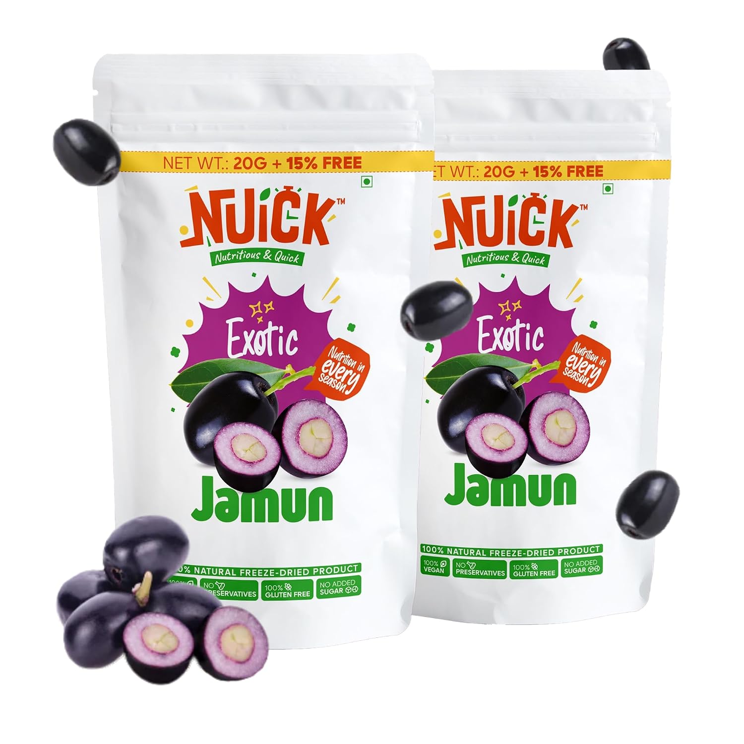 NUICK Freeze Dried Jamun