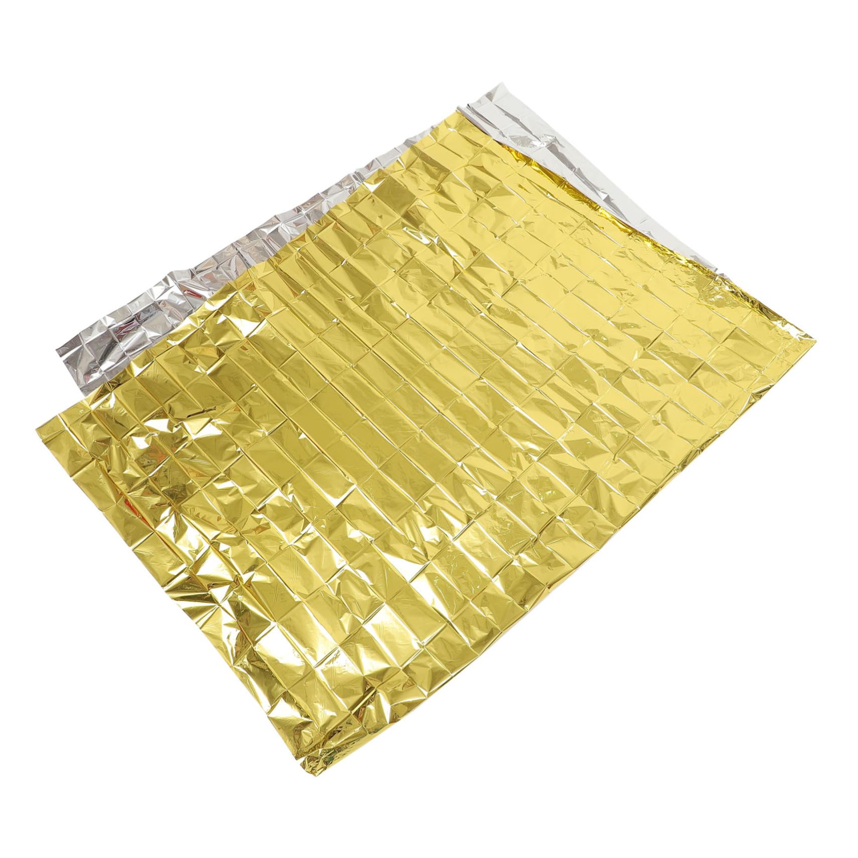 Manta de Emergencia para Exteriores 10 Piezas Pet Dorado Aislante Térmico | Manta Térmica Emergencia para Exteriores, Bloquea Lluvia, Nieve y Humedad, para Clima Adverso y Emergencia
