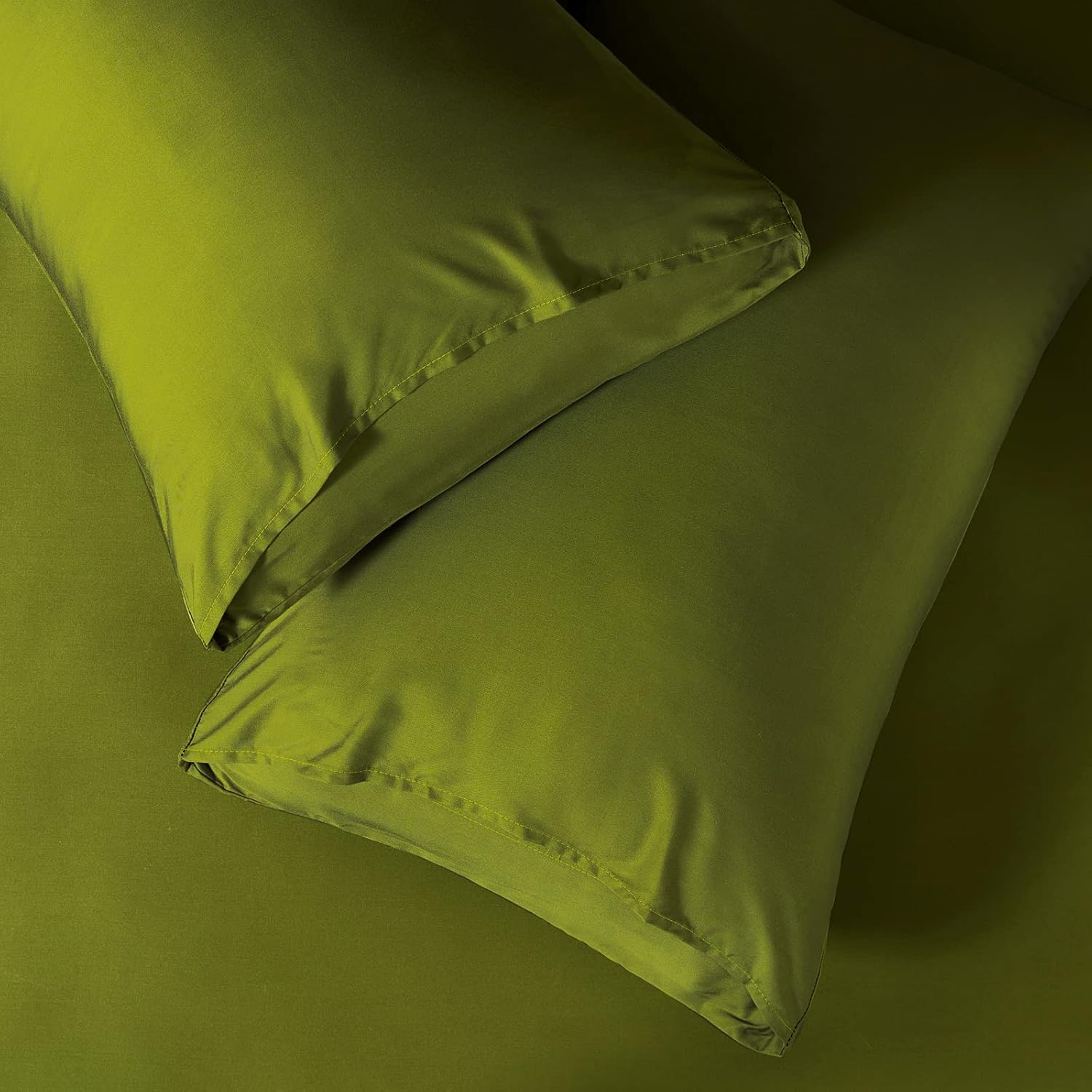 Viscose from Bamboo Sheets Queen Size - Premium 400 Thread Count Cooling Sheets for Hot Sleeper - 16 Inch Deep Pocket Sheet Set, Silky, Soft, Breathable, and Pilling Resistant