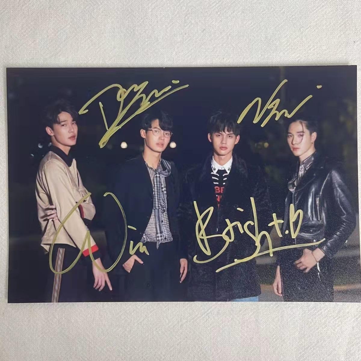 Thai Drama Meteor Garden F4 bright win dew nani personally signed