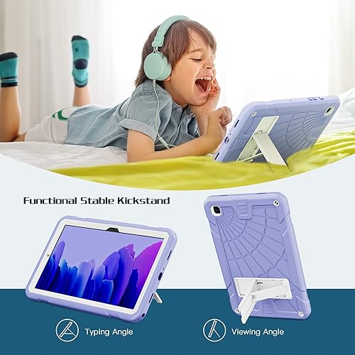 Miniatura 4 de TSQQST Funda para Galaxy Tab A7 Lite (SM-T220T225T227U) para niños 2021 de 8.7 pulgadas Funda delgada a prueba de golpes con protector de