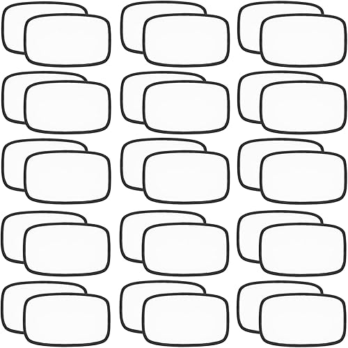 Miniatura 8 de 30 parches de sublimación, parches en blanco para planchar para sombreros de bricolaje, gorras, mochilas, uniformes, manualidades, forma redondeada