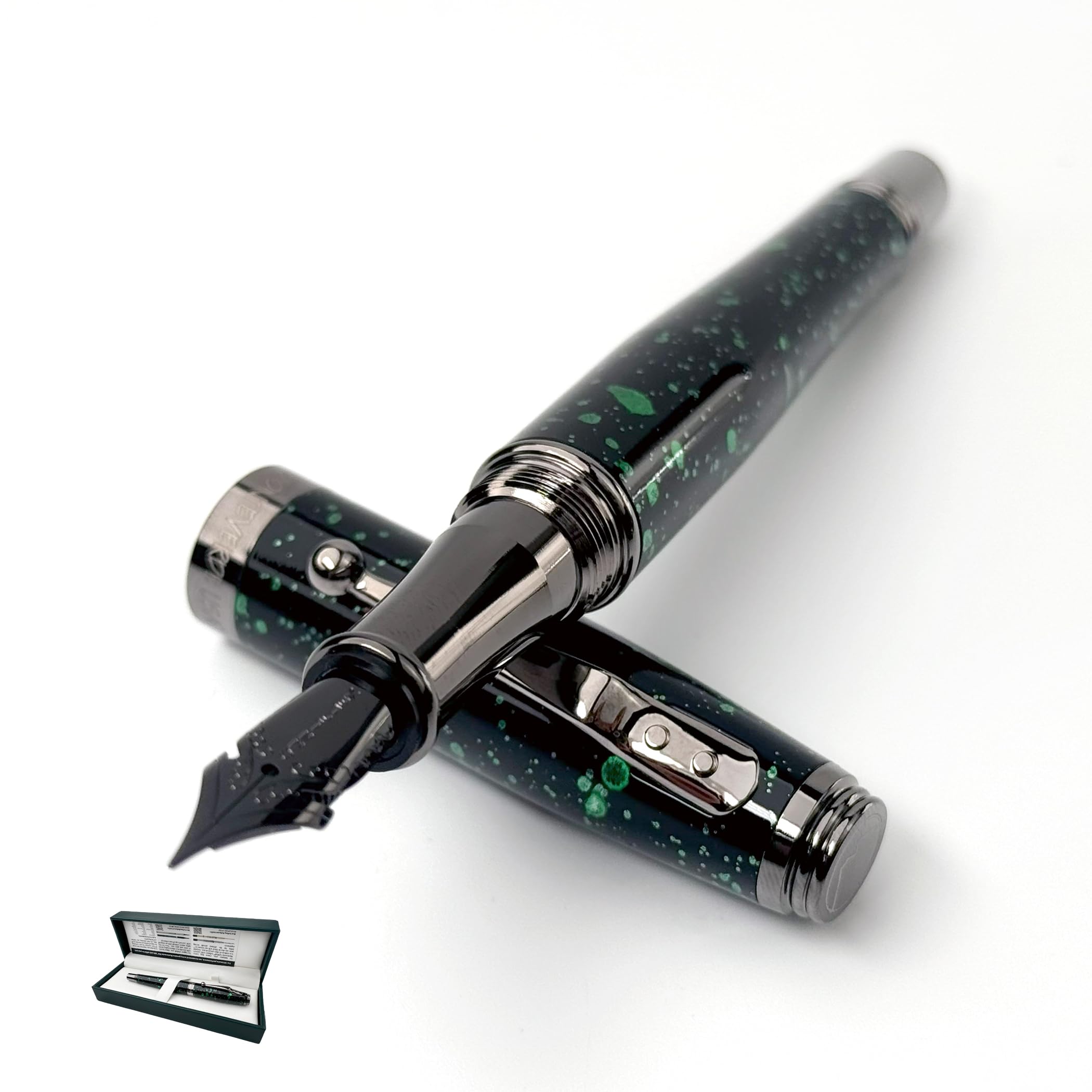 Amazon | Monteverde Invincia Vega スターライトグリーン万年筆