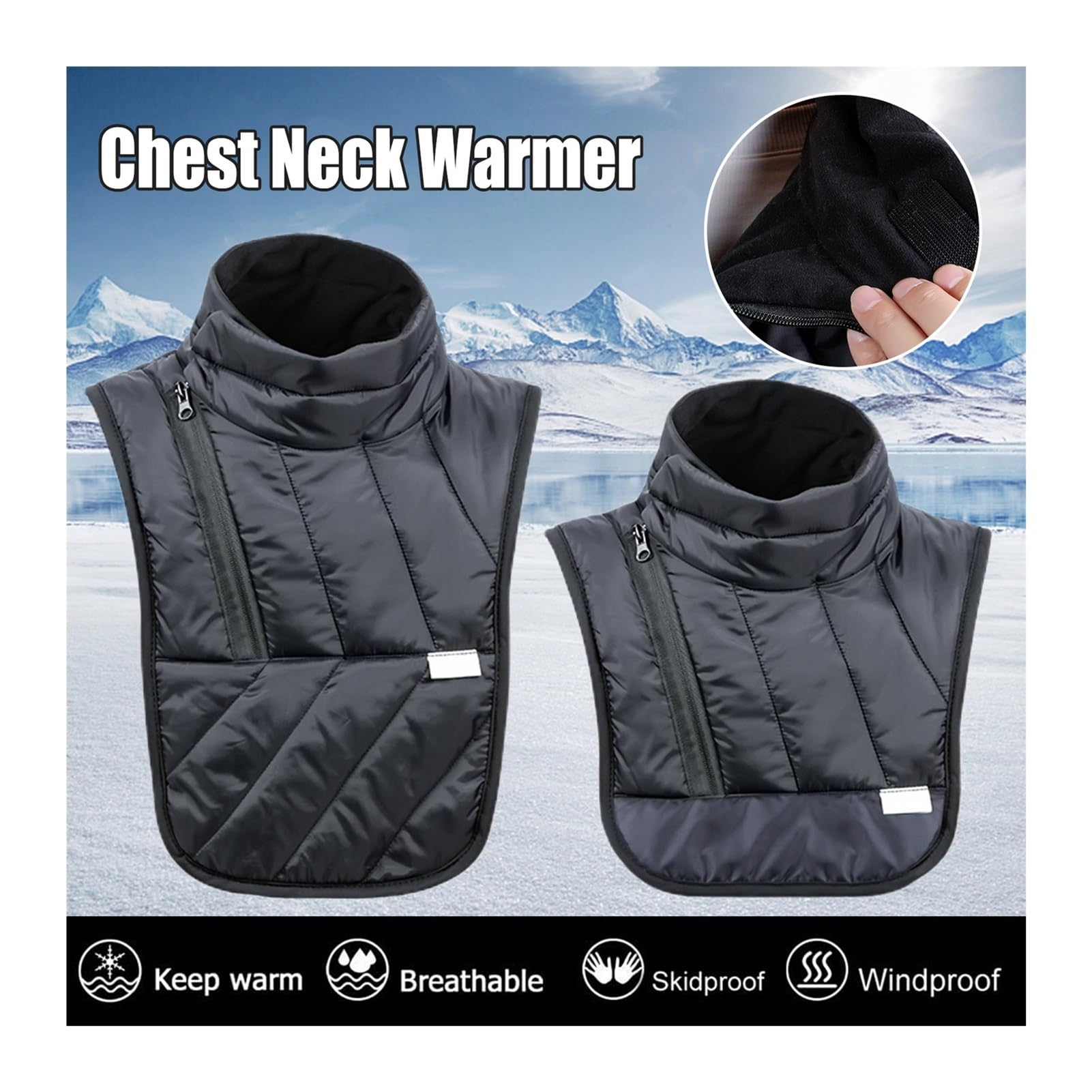 Inverno Mantenere Caldo Collo Sciarpa Motociclista Rider Petto Collo Protector Antivento Scaldino Sciarpa Bavaglini Moto Collare Termico