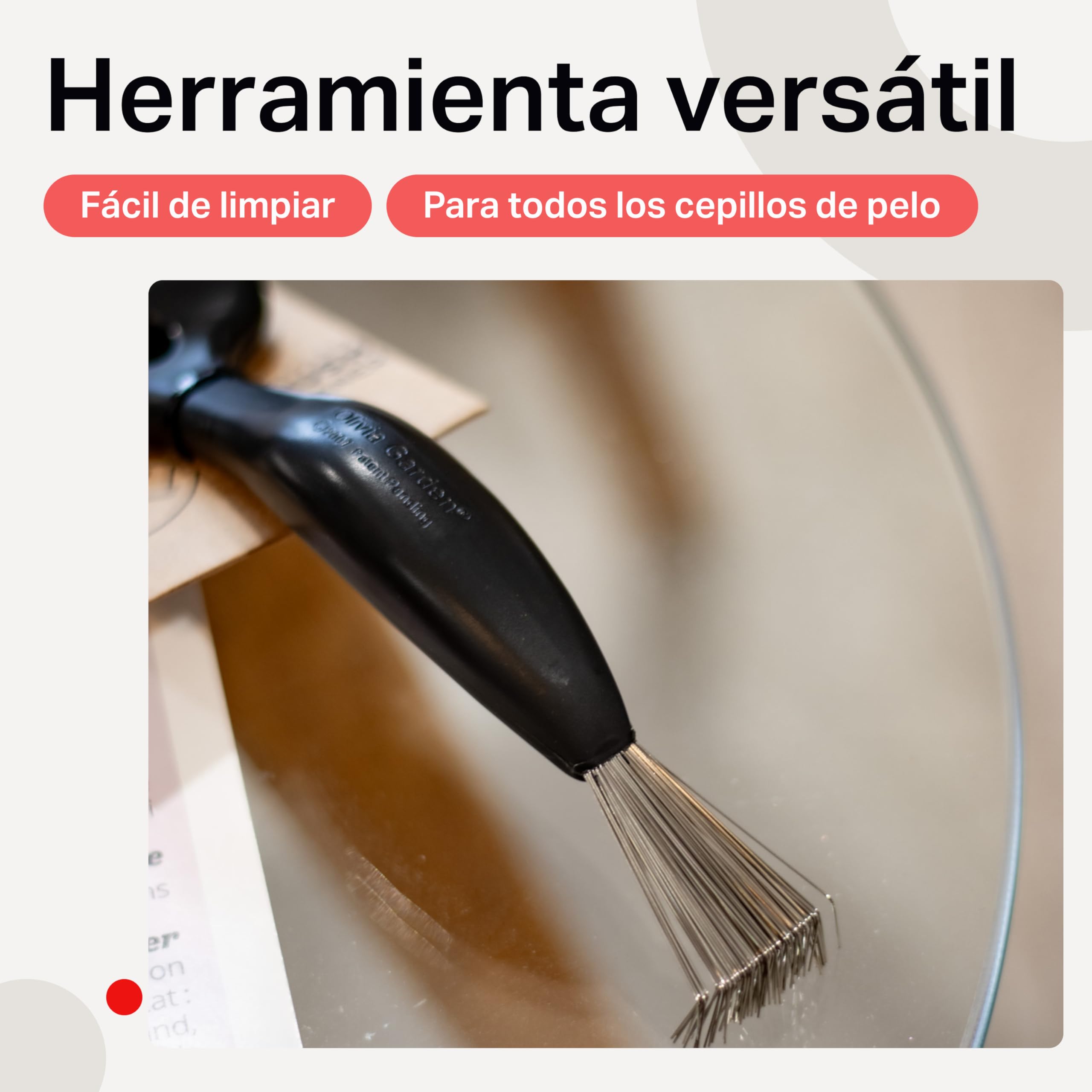 Olivia Garden Brush Cleaner Black