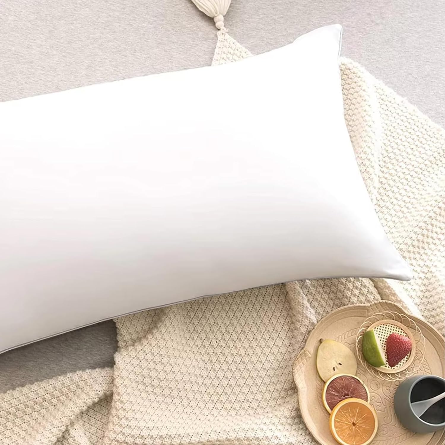 16x38 inch Pillow Insert, Suitable for 14x36 Covers, Ultra Soft Throw Pillow Insert Polypropylene Cotton Pillow Form for Couch Sofa Bed Living Room Decor