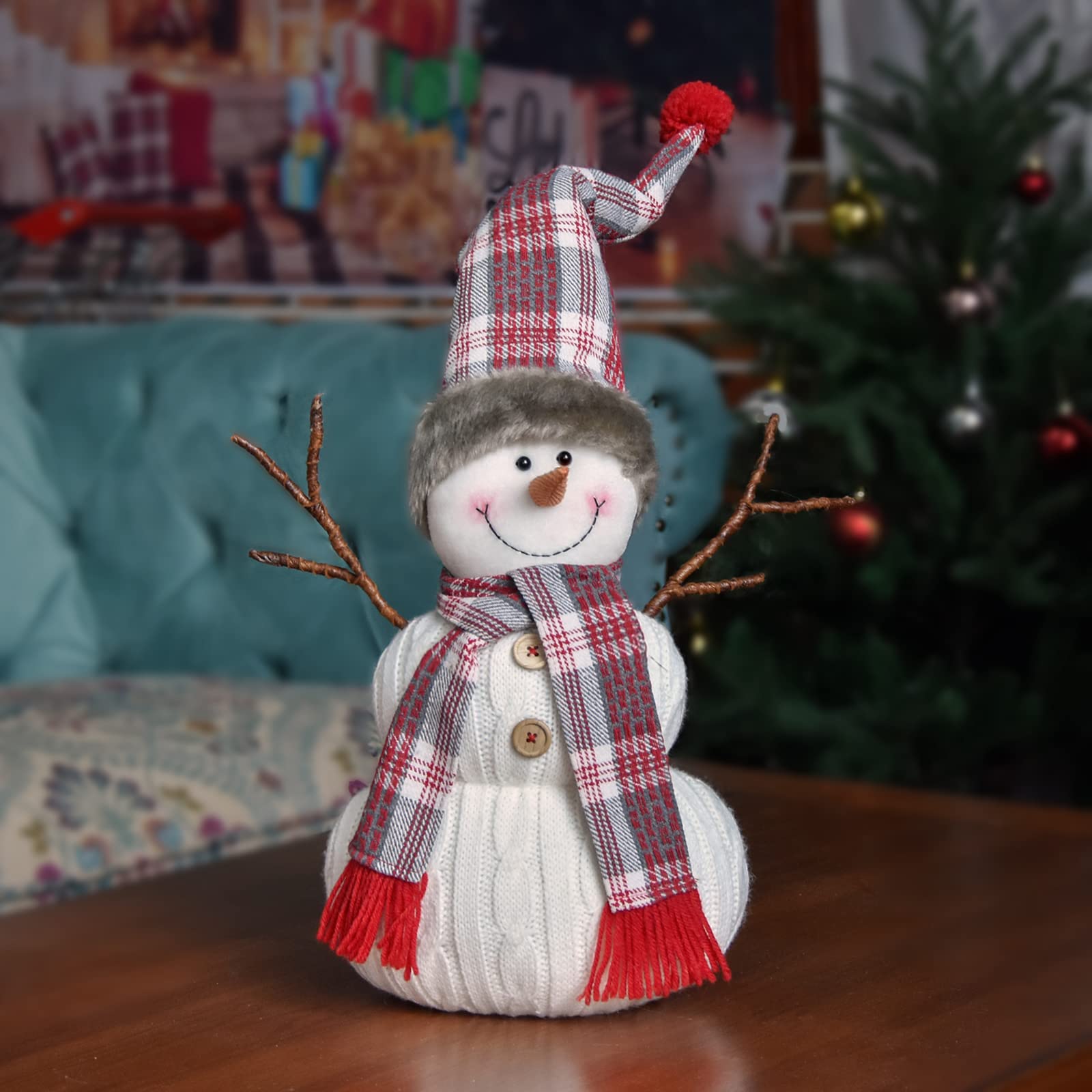 7 Adornos De Muñeco De Nieve Personalizados Para Navidad, Adornos De Muneco De Nieve Personalizados Para Navidad Adornos De Madera Con Nombre Personalizado Etiquetas Colgantes Para Arbol De Navidad