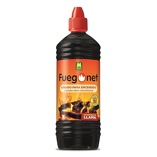 Fuegonet 231198 Liquido Para Encendido, Negro, 7.2X27X7.2 Cm