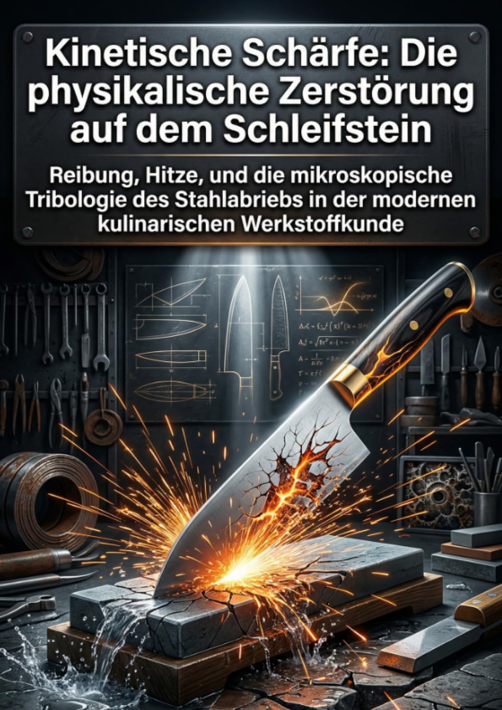 Kinetische Schärfe: Die physikalische Zerstörung auf dem Schleifstein: Reibung, Hitze, und die mikroskopische Tribologie des Stahlabriebs in der modernen kulinarischen Werkstoffkunde