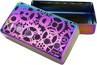 Guyker Capa de captador Humbucker (espaçamento com haste de 50 mm/52 mm) – Conjunto de moldura de captadores de cuproníquel e captadores de pescoço, peças de reposição para guitarra elétrica estilo Les Paul LP, estilo engrenagem, camaleão arco-íris