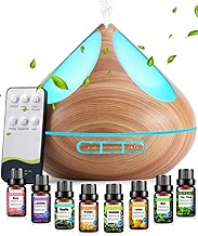 Was £28.99 Now £20.88 – Diffusers 500ML with 8 Essential Oils Set, Aromatherapy Diffusers Air Freshener,Essential Oil Diffuser with Remote Control, 4 Timer and Waterless Auto-Off Cool Mist for Bedroom Was £28.99 Now £20.88 – Diffusers 500ML with 8 Essential Oils Set, Aromatherapy Diffusers Air Freshener,Essential Oil Diffuser with Remote Control, 4 Timer and Waterless Auto-Off Cool Mist for Bedroom