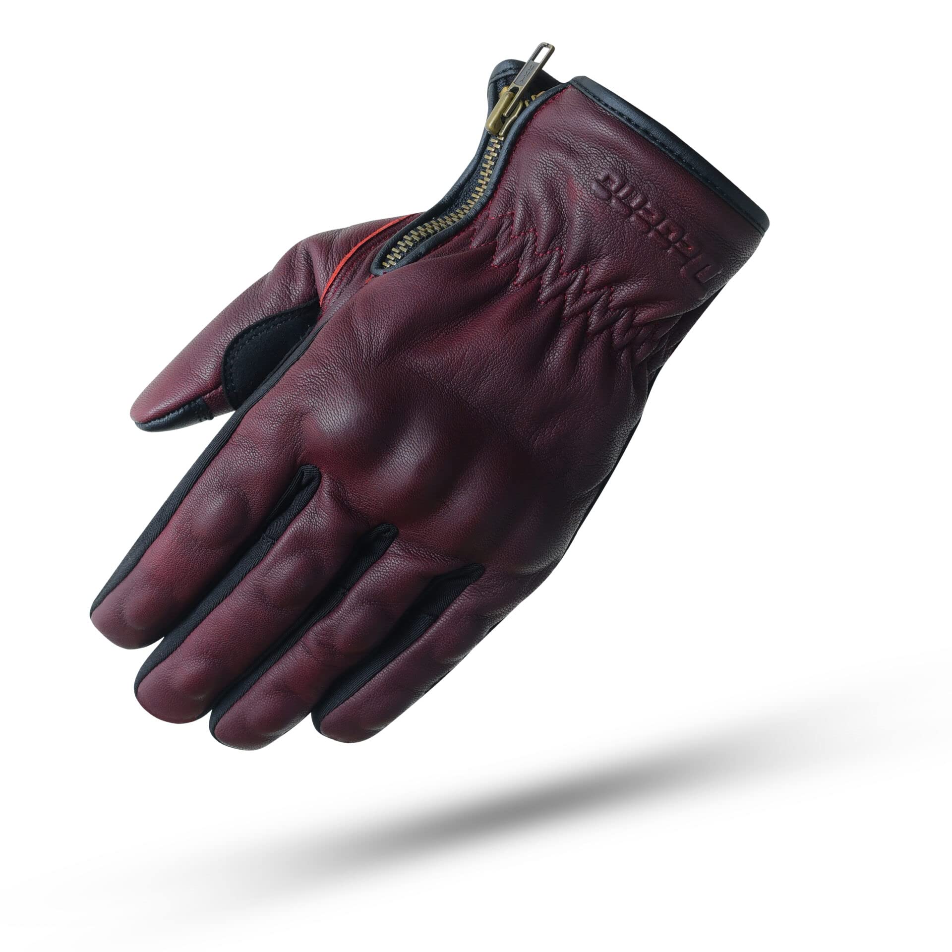 Indus Lady | Gant Moto d'hiver pour Femme en Cuir Imperméable et Respirant avec Doublure d'hiver - TPU Protection des Doigts - Homologué CE - Accessoires Moto