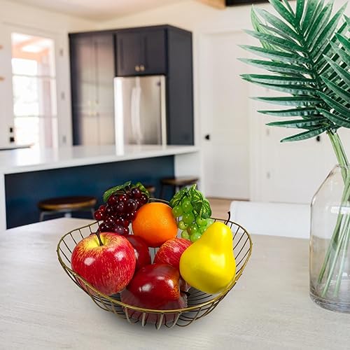 Miniatura 5 de Paquete de frutas artificiales, mezcla de frutas falsas para decoración del hogar, juego de frutas de simulación, decoración de fiesta de Navidad,