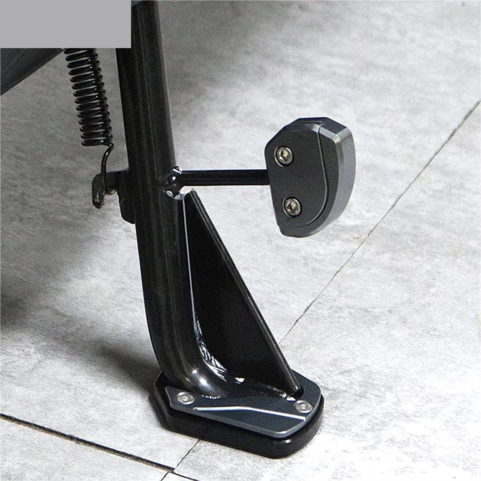 Piastra Cavalletto Moto Compatibile Con Forza350 Per NSS350 Piastra Di Estensione Del Cavalletto Laterale Moto(Blue)