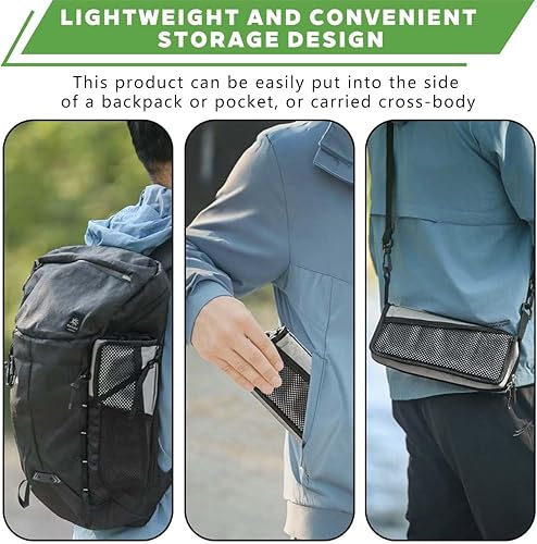 Miniatura 6 de Taburete plegable ultraligero portátil, silla de camping, estilo bolso, taburete plegable de bolsillo para camping, viajes, pesca, senderismo y