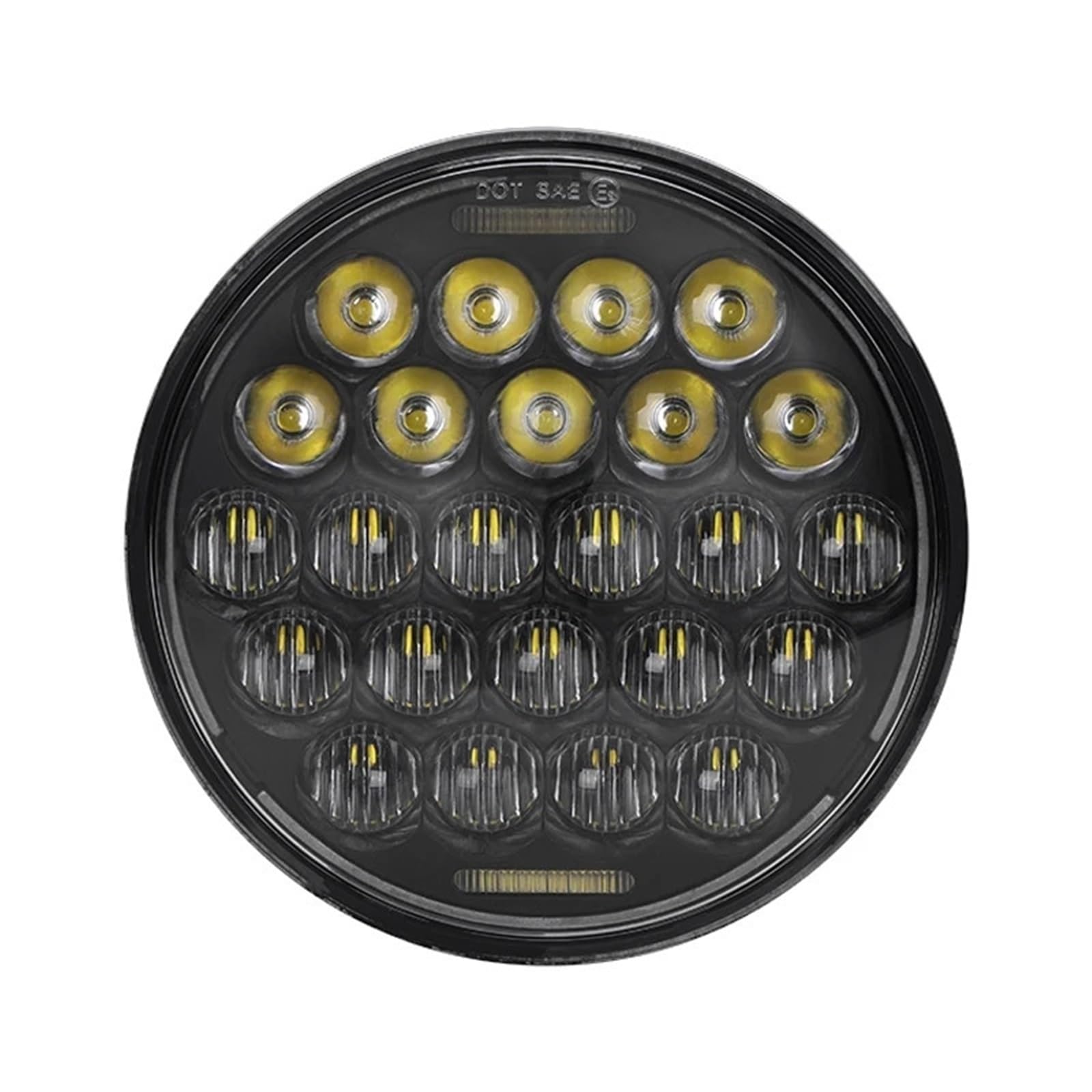 Dirt Bike Reflektor Pasuje do Harley Softail Dyna Sportster 883 1200 akcesoria motocyklowe reflektor LED wysoka martwa wiązka 5,75 cala 75 W