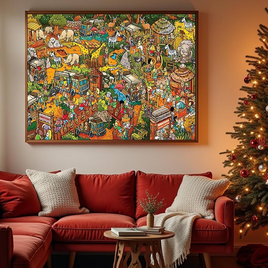 Amazon.com: Jigsaw Puzzles for Adults, 1000 Pieces Animal