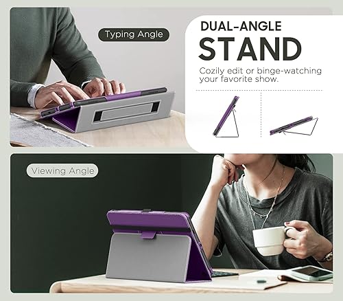 Miniatura 4 de MoKo Funda para tablet Tienda Kindle Fire HD 8 y 8 Plus (12 generación10 generación, versión 20222020) de 8 pulgadas, funda plegable delgada con