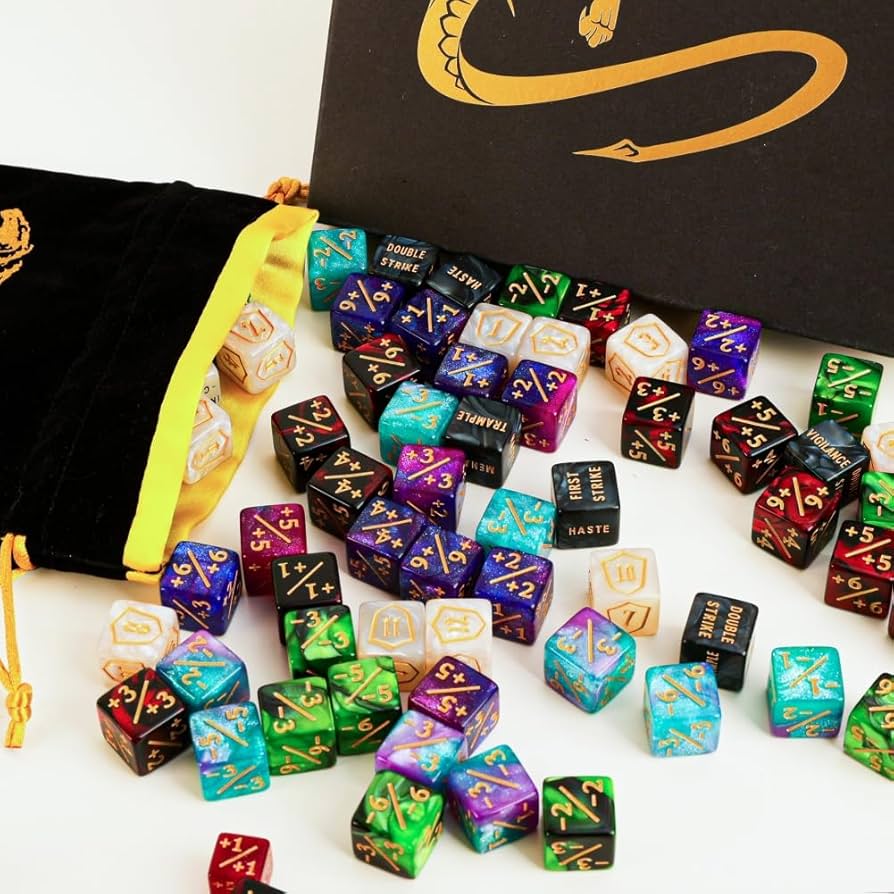 Amazon.co.jp: カラーMTGカウンターダイスセット キーワード