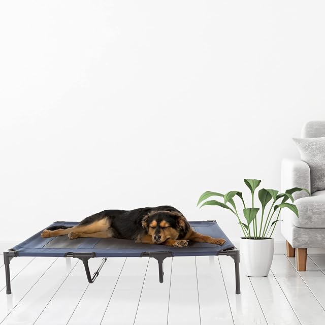 Foto 4 de 6 de Petmaker Cama elevada para Perros, Cama portátil para Mascotas de 48 x 35.5 Pulgadas con Patas Antideslizantes
