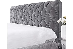EFELIM Velvet King Headboard Cover