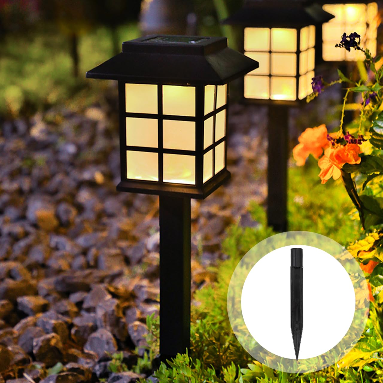 10 Pz Picchetti Di In Plastica Picchetti Per Luci Sostituzione Per Luci Parti Per Giardino Accessori Per Pali Di Lampade Da Giardino